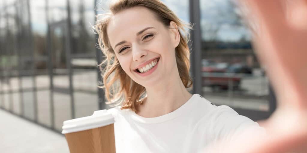 Happy woman