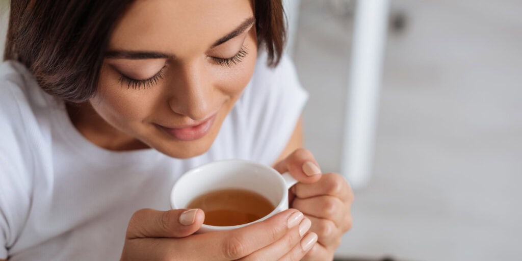 mindful moment over a drink