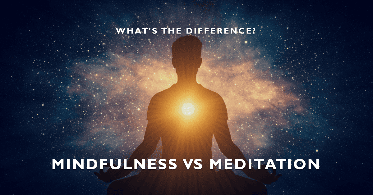 What is the difference between mindfulness and meditation