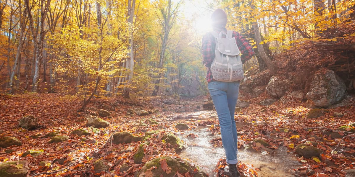 Woman on a journey