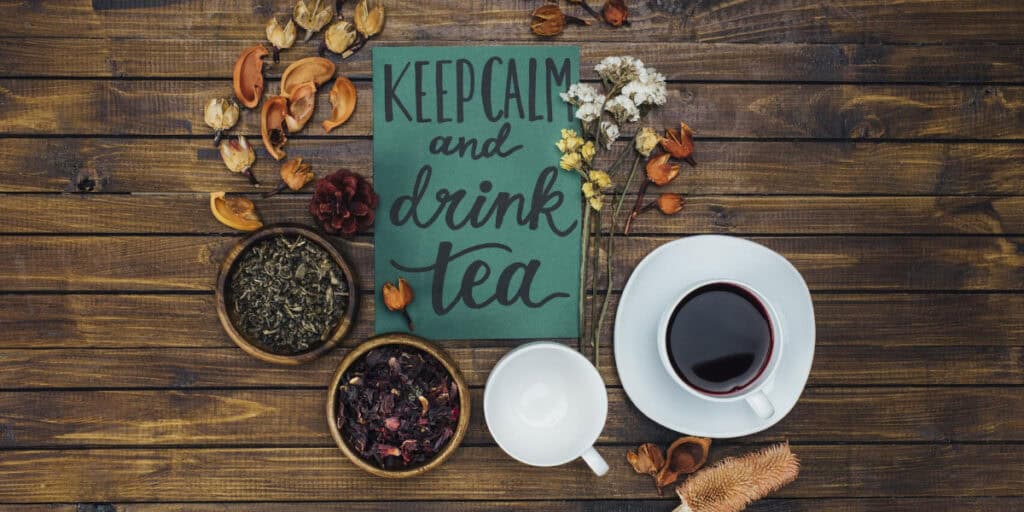 keep calm and drink tea