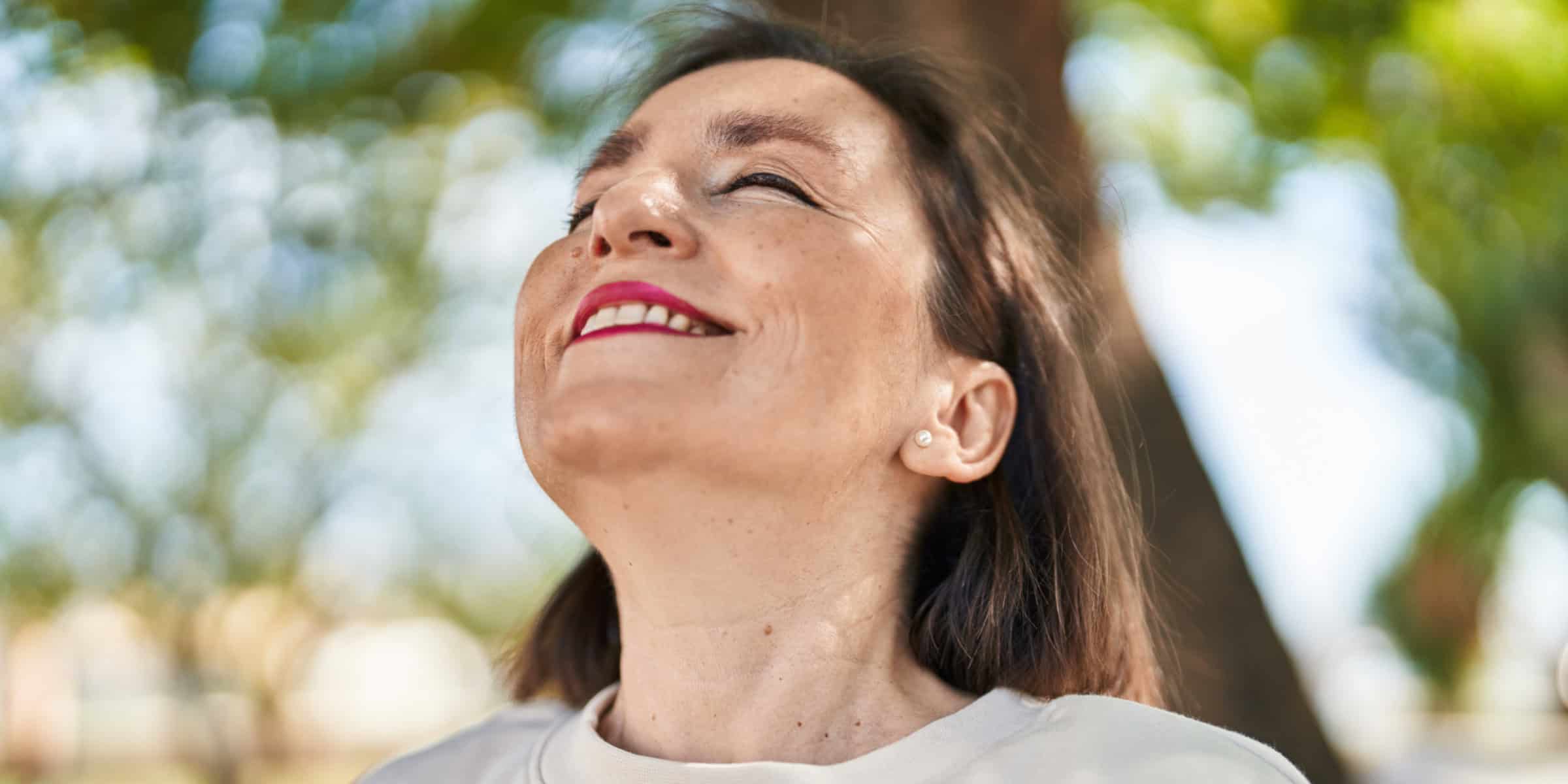 smiling happy woman