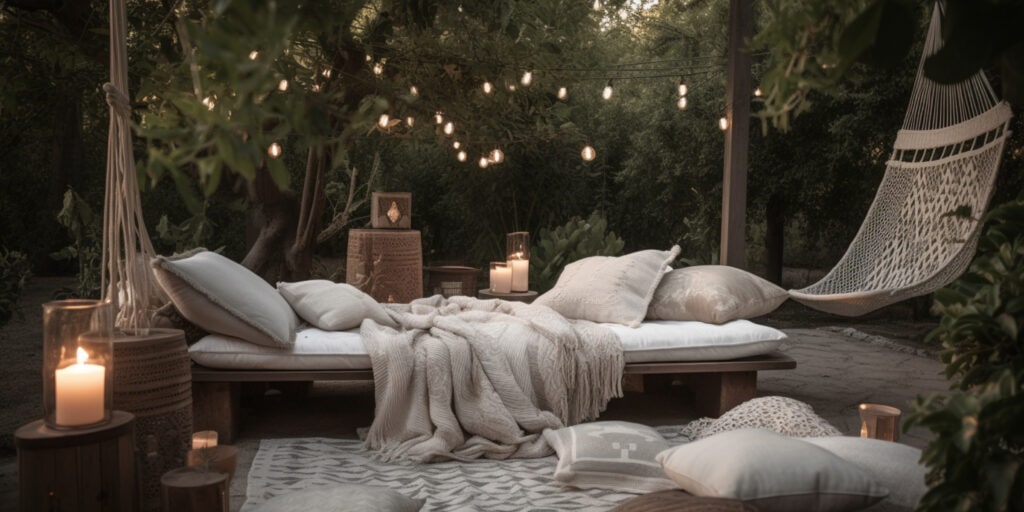 cozy outdoor space