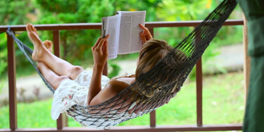 hammock reading