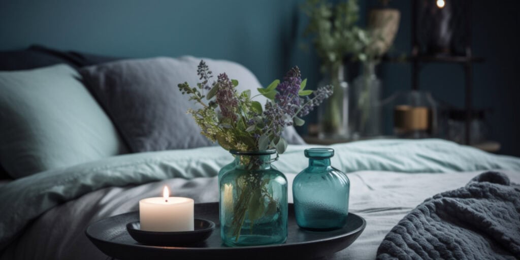 lavender bedroom
