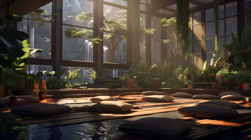 A room with a lot of plants in it.