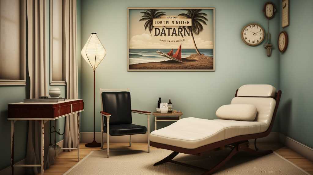 A room with a chair and a painting on the wall.