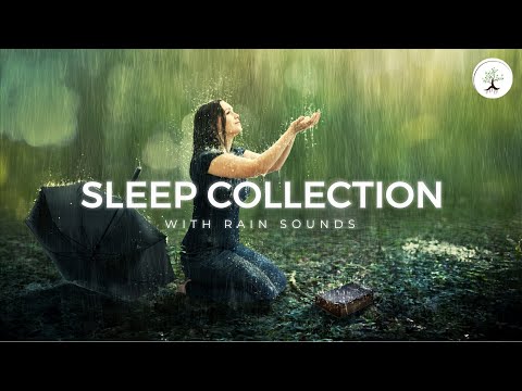 SLEEP MUSIC Collection with RAIN Sounds | 8 HOURS of Relaxing Soundscapes with Raindrops