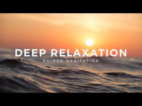 Guided Sleep Meditation for Adults | DEEP RELAXATION & GRATITUDE (with sound of Ocean Waves)