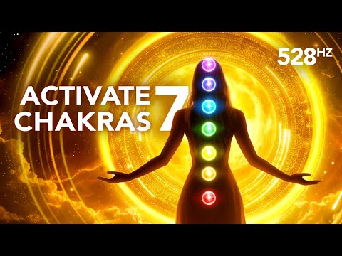 528 Hz Unblock ALL 7 Chakras, Raise Your Vibration, Boost Positive Energy