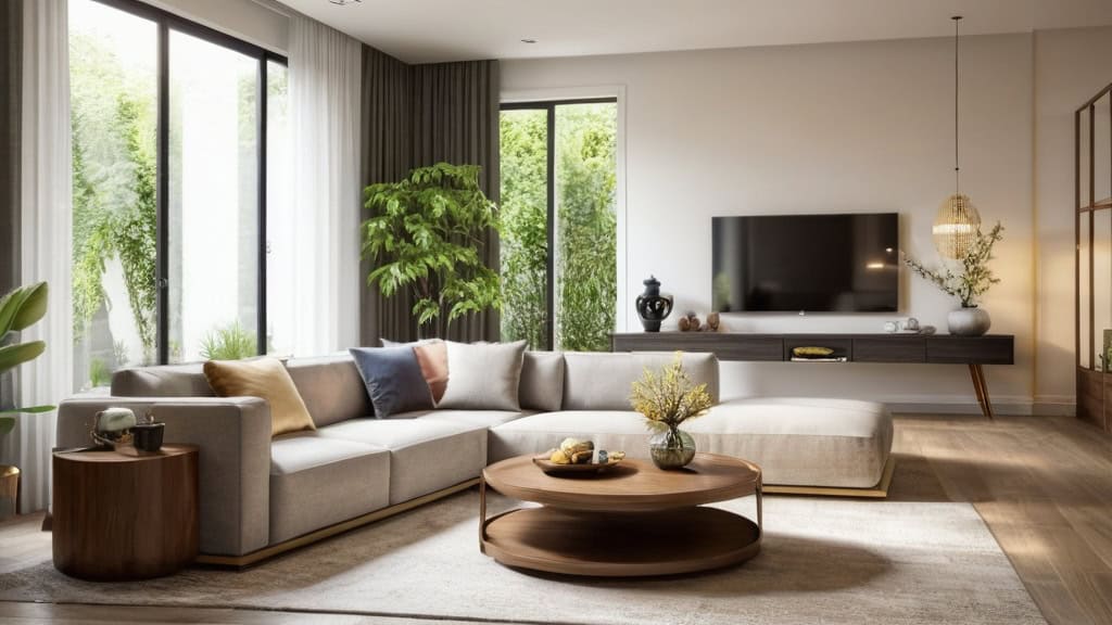 feng shui living room
