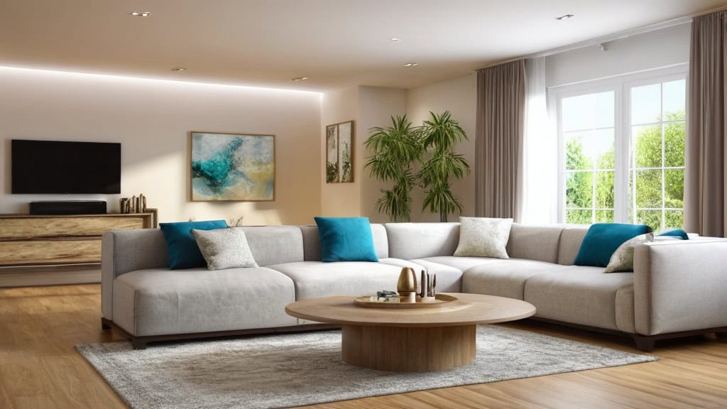 Photo feng shui living room