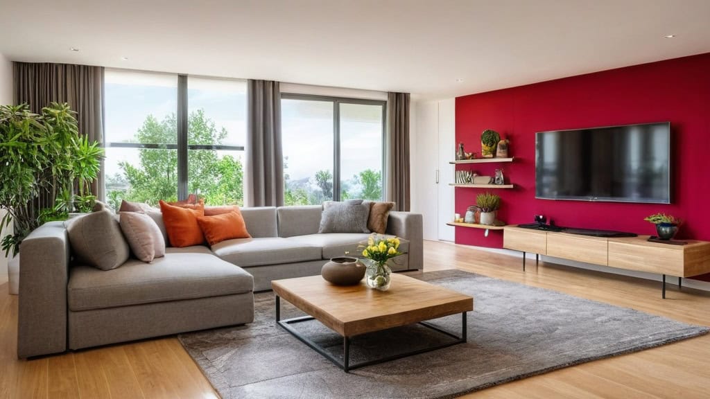 Photo feng shui living room