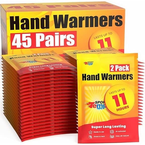 Hand Warmers: 11h All-Natural Air-Activated
