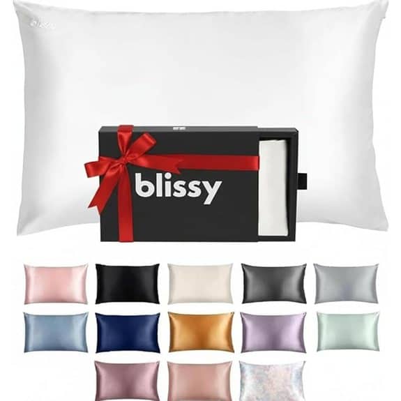 Blissy Silk Pillowcase 22 Momme Mulberry Silk
