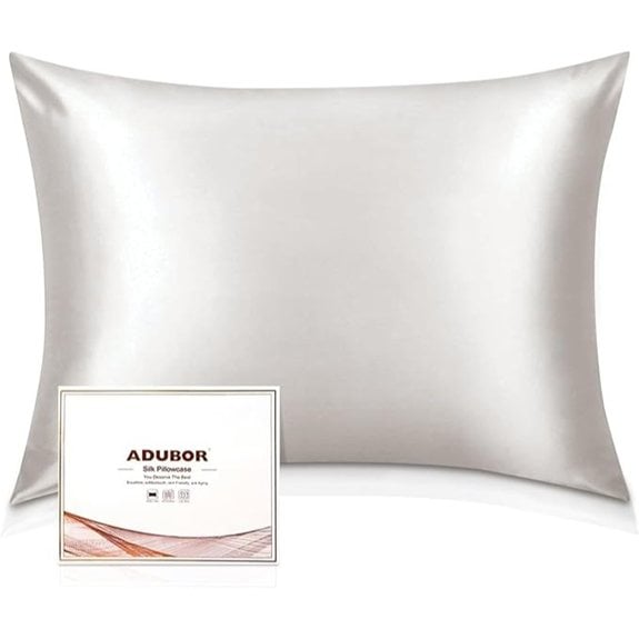 Adubor Silk Pillowcase 23 Momme with Hidden Zipper