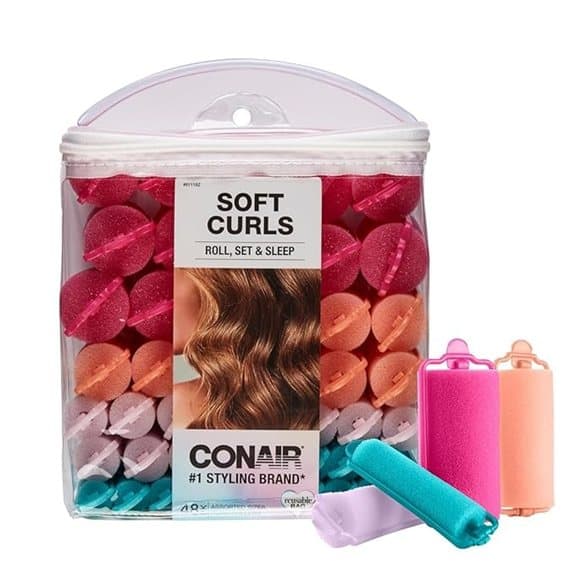 Conair Foam Hair Rollers 48-Count with Case