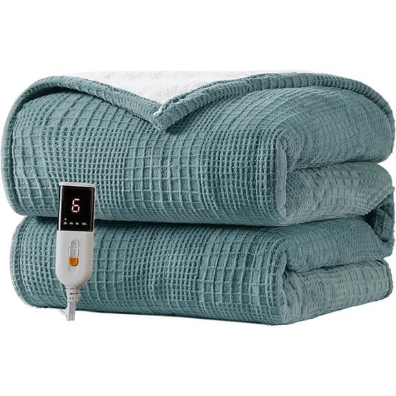 Electric Heated Throw Blanket 50x60 9 Settings ETL