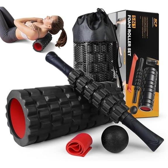 5-in-1 Foam Roller Set for Full-Body Massage