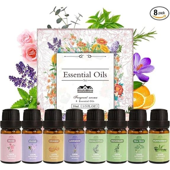 8-Pack Essential Oils for Diffusers 10 ml