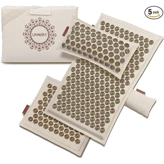 UNMERA Acupressure Mat and Pillow Set for Pain