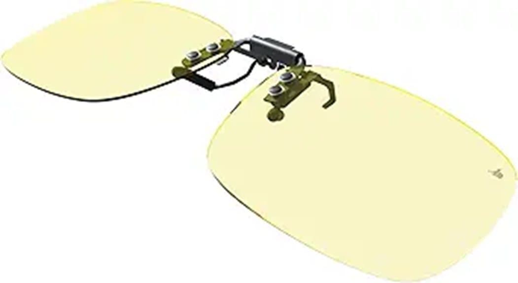 DefenderShield Blue Light Clip-On Lenses 50% Amber