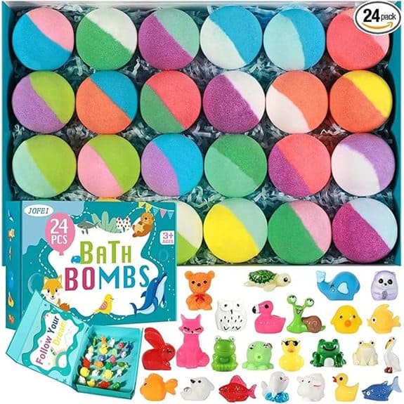 bath bombs with surprises