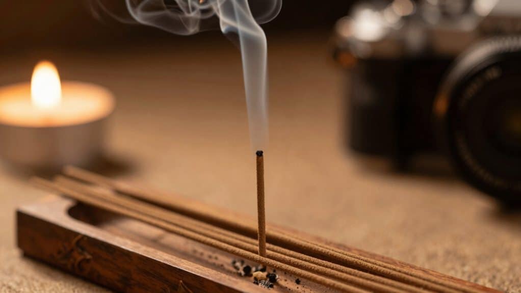 calm fragrant incense sticks