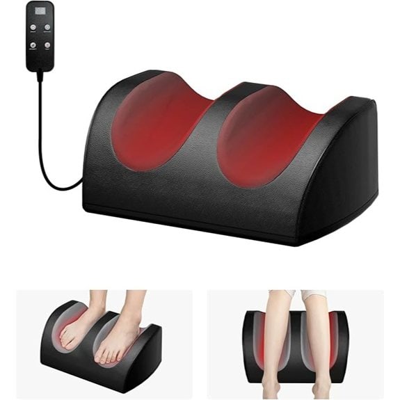 Corded Foot Massager with Heat and Remote