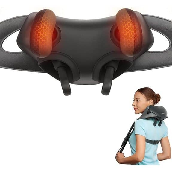 Etekcity Cordless Neck Massager with Heat Shiatsu