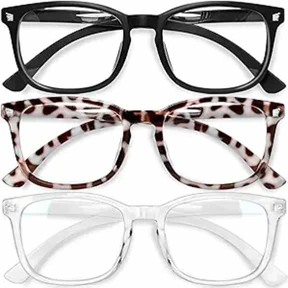 Gaoye Women's Blue Light Glasses (3-Pack)