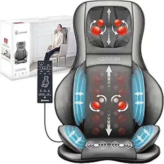 COMFIER Massager Chair with Heat for Full Back