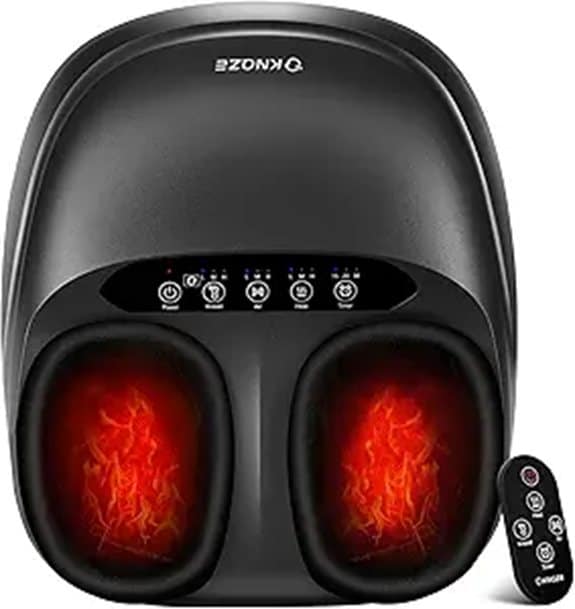 KNQZE Heated Shiatsu Foot Massager with Remote