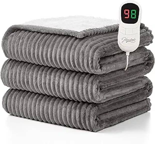 Homemate Heated Blanket Throw 50x60 Auto-Off