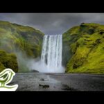 Ambient Music Mix & Relaxing Waterfall Sounds | Meditation, Sleep, Focus or Work