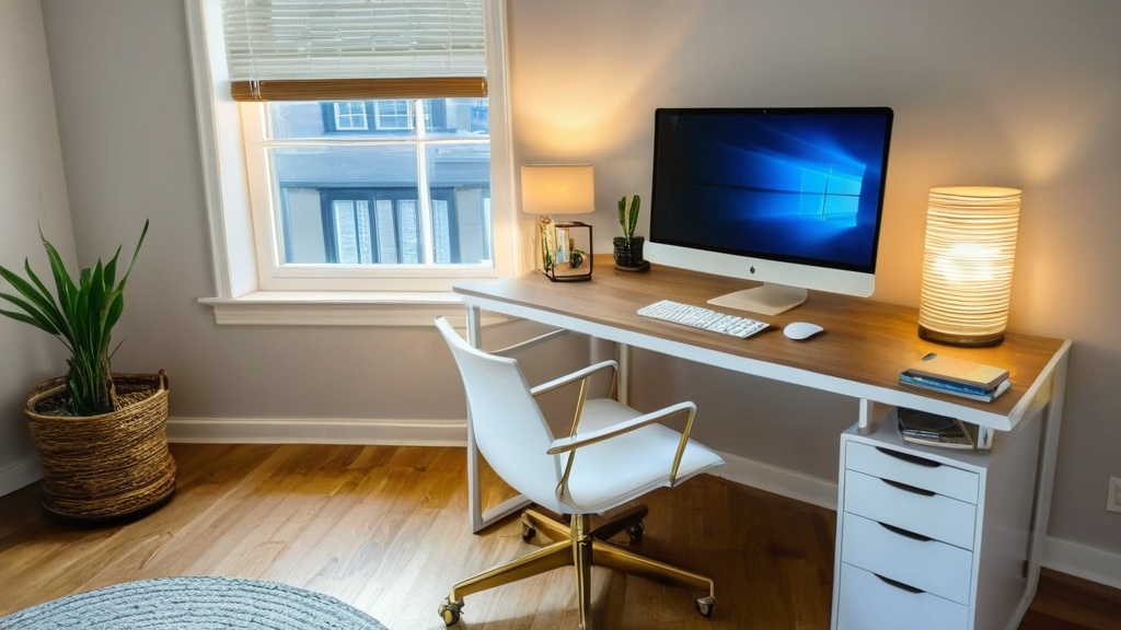 Photo desk placement feng shui