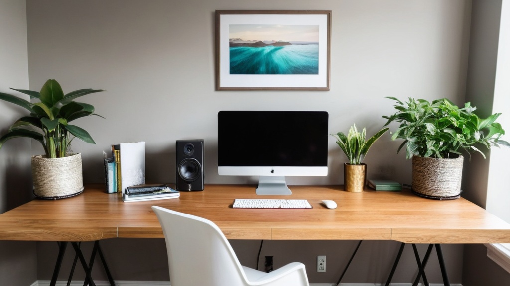 Photo desk placement feng shui