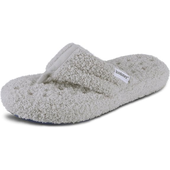 isotoner Women's Plush Clog & Flip Flop Slippers