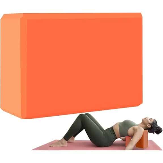 Latex-Free EVA Yoga Block with Beveled Edges