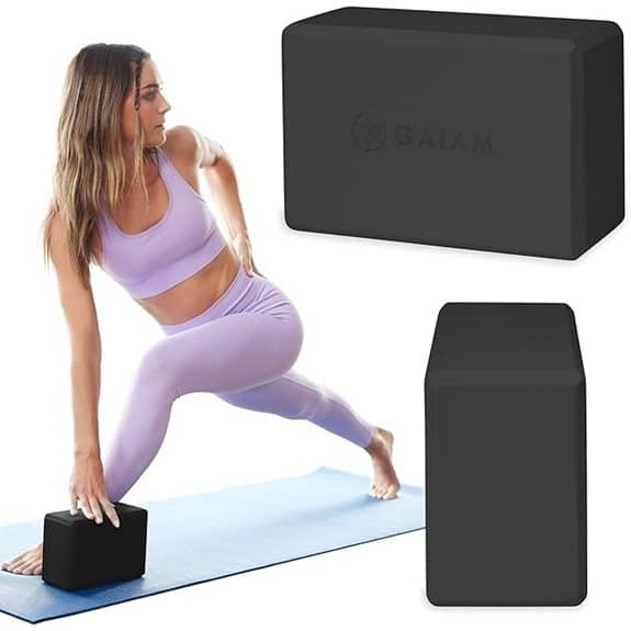 Gaiam Latex-Free EVA Yoga Block with Beveled Edges