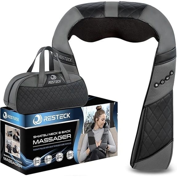 RESTECK Neck and Back Massager with Heat