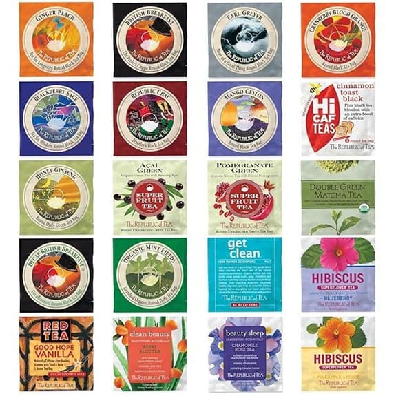 Republic of Tea Premium Tea Bags Assortment (40)