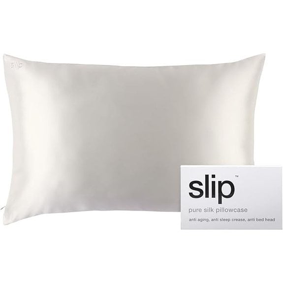 Queen Pure Silk Pillow Case 22 Momme White