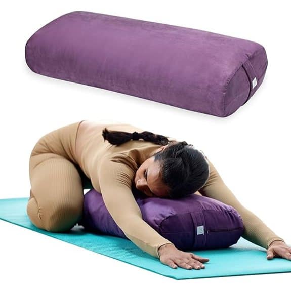 Gaiam Round Yoga Bolster Pillow