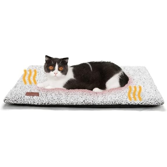 Self-Warming Cat Bed with Removable Cover