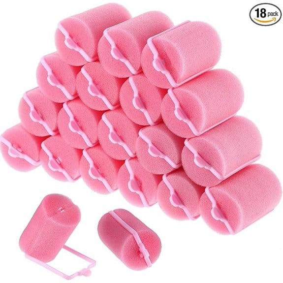 Geyoga Sponge Hair Rollers Large Soft Foam Curlers