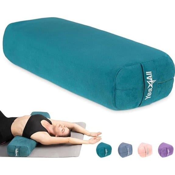 Yes4All Triple-Layer Sponge Yoga Bolster Pillow