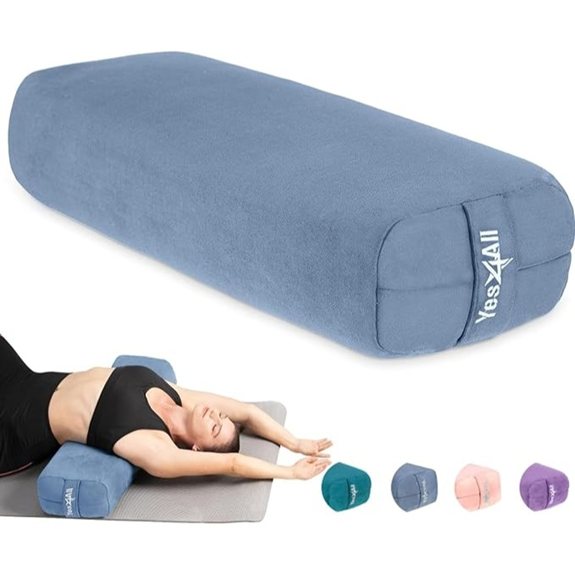 Yes4All Triple-Layer Sponge Yoga Bolster Pillow