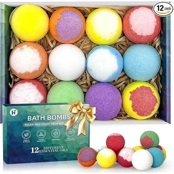 unisex bath bomb gift set