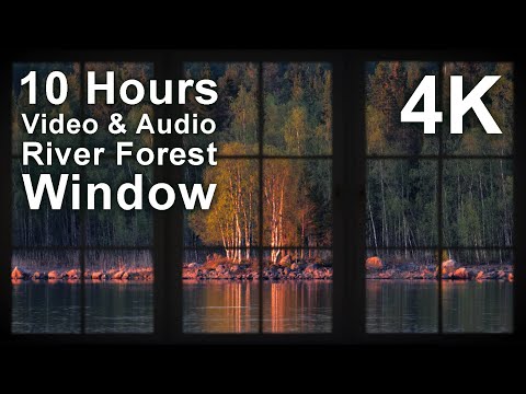 4K 10 hours – Cave Waterfall – relaxing, gentle, calming, screensaver – long video
